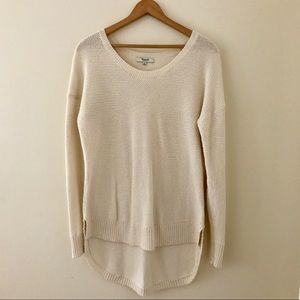 Madewell Women's knit sweater in Creme
